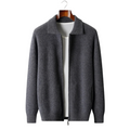 Jersey 100% cachemir con cremallera