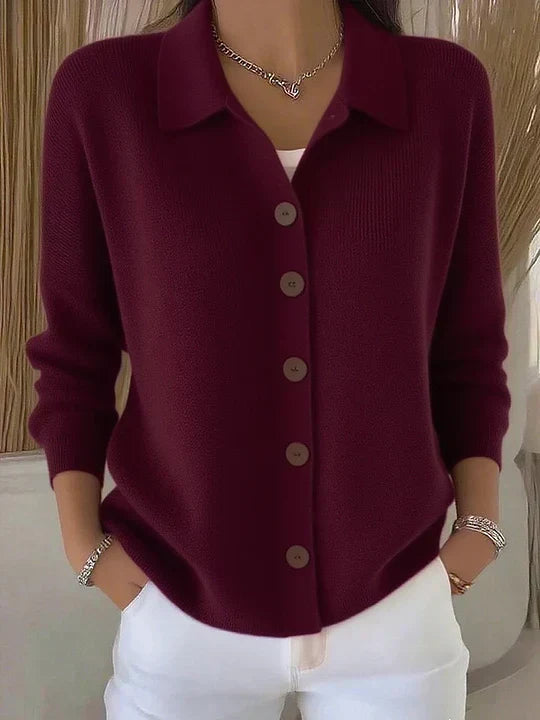 Jersey con cuello botones