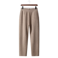 Pantalones rectos 100% cachemir