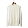 Jersey 100% cachemir con botones