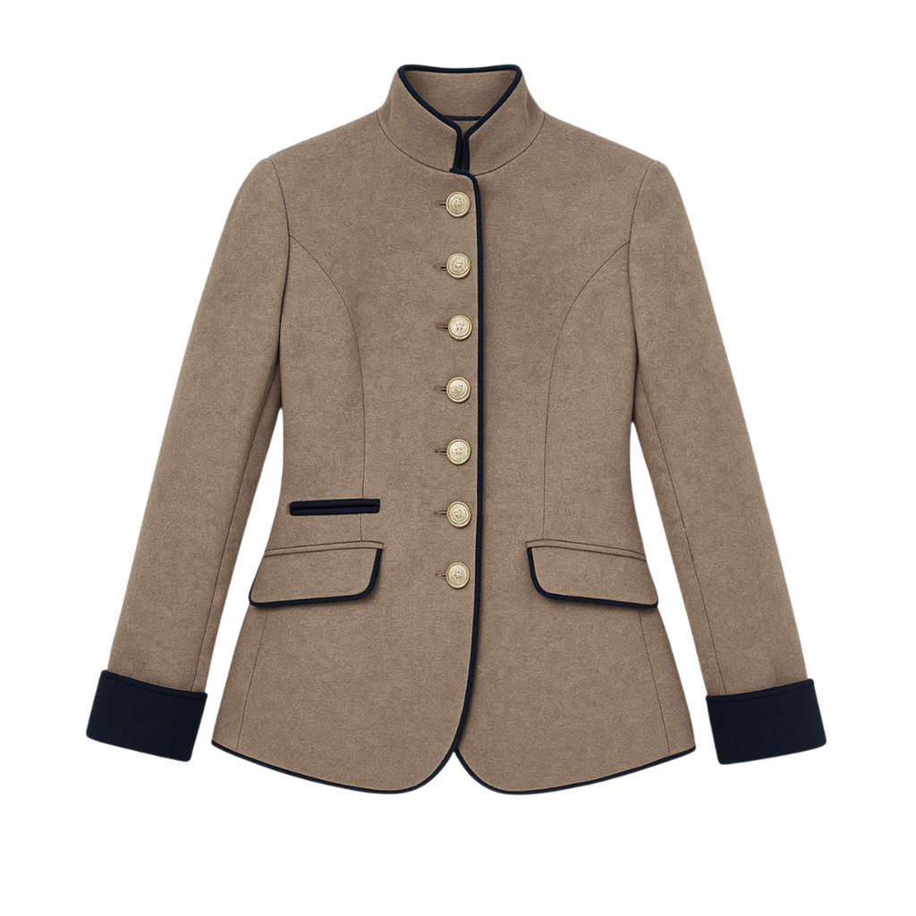 Chaqueta tipo abrigo Vintage con botones