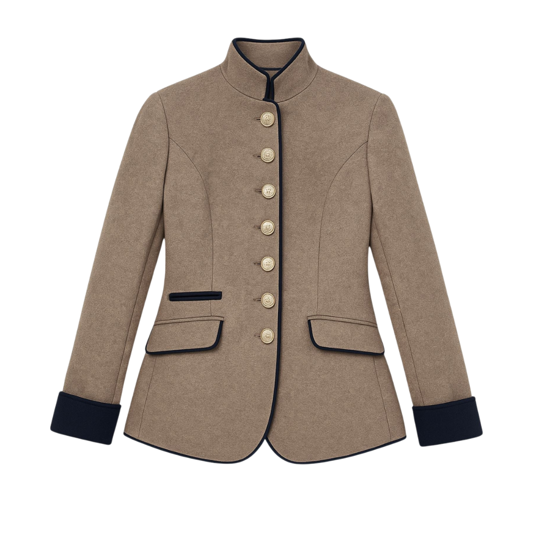 Chaqueta tipo abrigo Vintage con botones