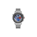 World Timer Mechanischer Quarz Grau