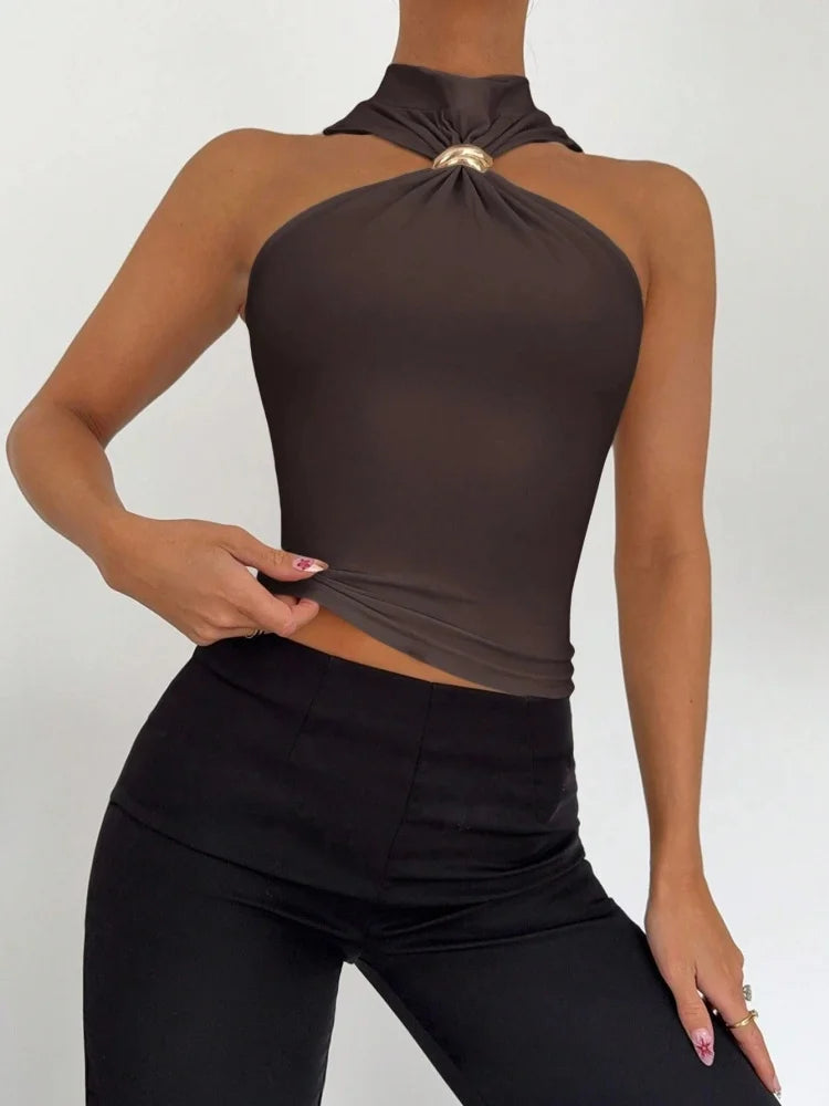 Top Corto Halter