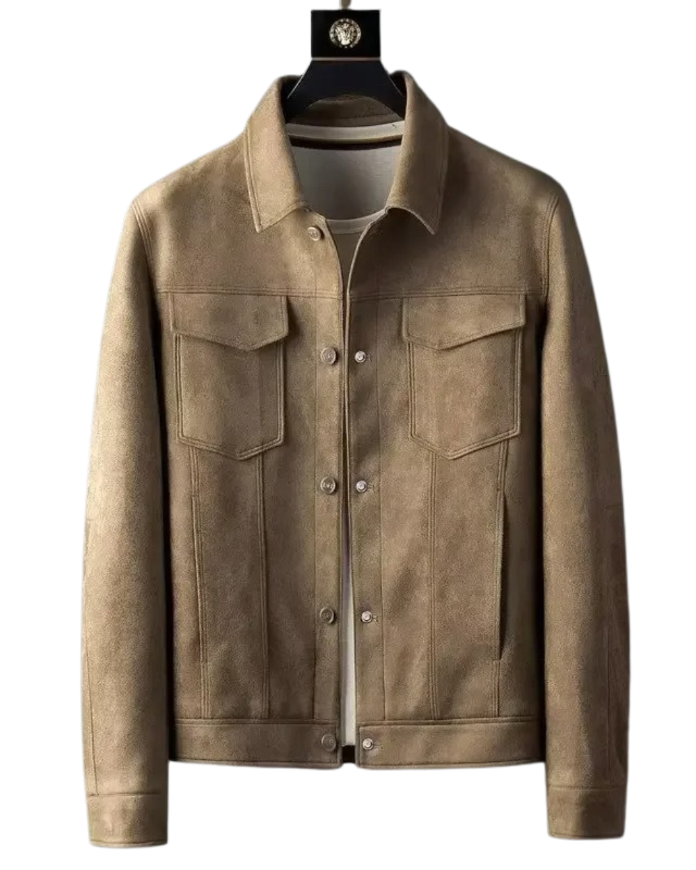Chaqueta de cuero elegante