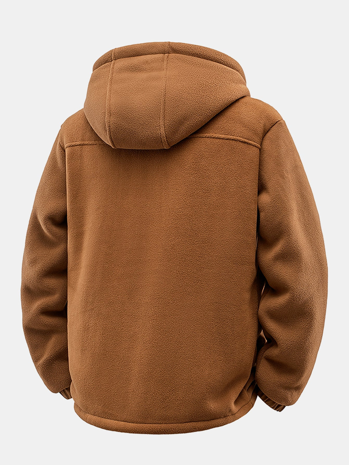 Chaqueta polar con capucha y forro de teddy