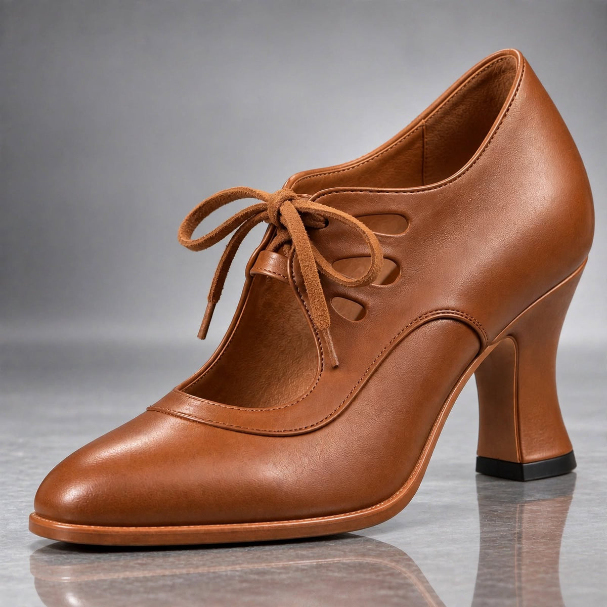 Tacones con cordones