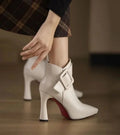 BOTINES CON TACÓN Y HEBILLA OVERSIZE