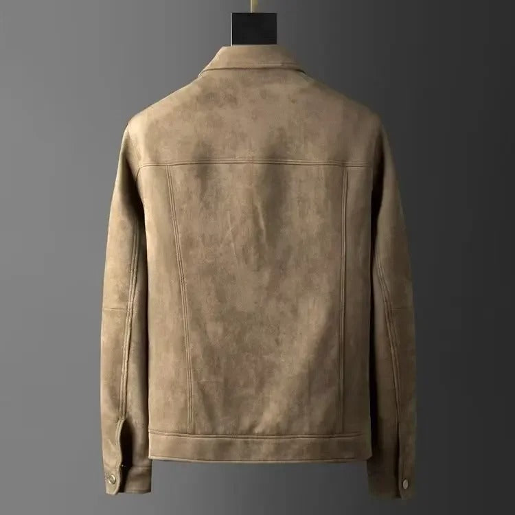 Chaqueta de cuero elegante