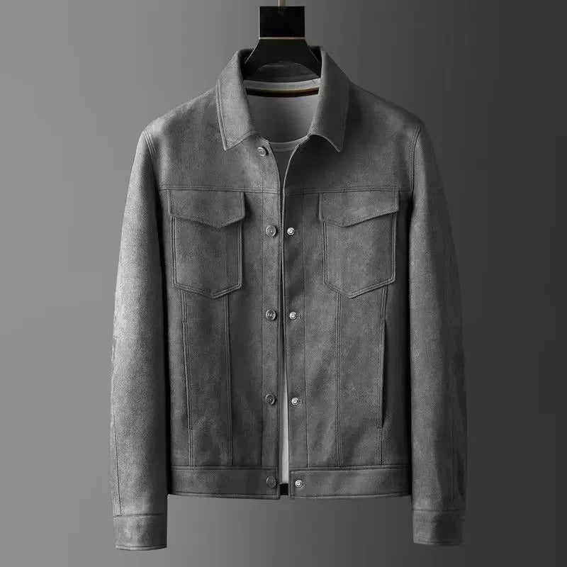 Chaqueta de cuero elegante