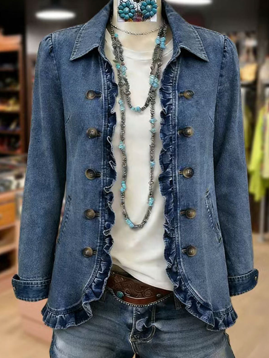 Rüschenjacke